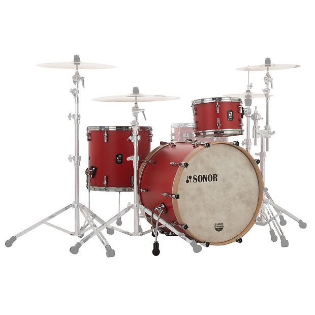 Sonor SQ1 Series 3-Piece Birch Shell Pack with 24" Bass Drum image 4