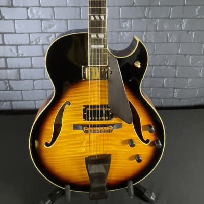 Peerless 17F-CES Archtop Electric Guitar 2018 - Sunburst w/Hard Case for sale