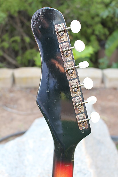 RARE Vintage 1964 Teisco Del Rey VN-2 Baritone Electric | Reverb