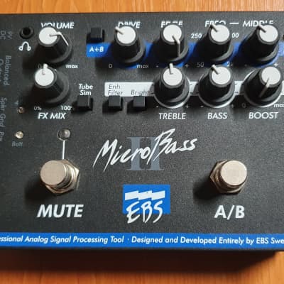 EBS MicroBass 2 Bass Preamp Pedal effect image 1