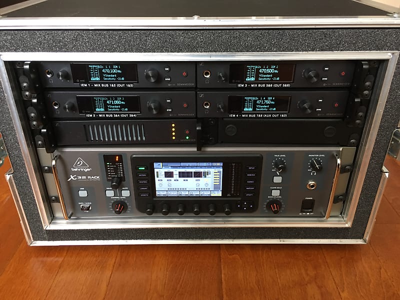 In-Ear Monitoring Rig Stereo IEM Mixes w/ Pass-thru to FOH Sennheiser  G4; X32 w/ Wi-Fi