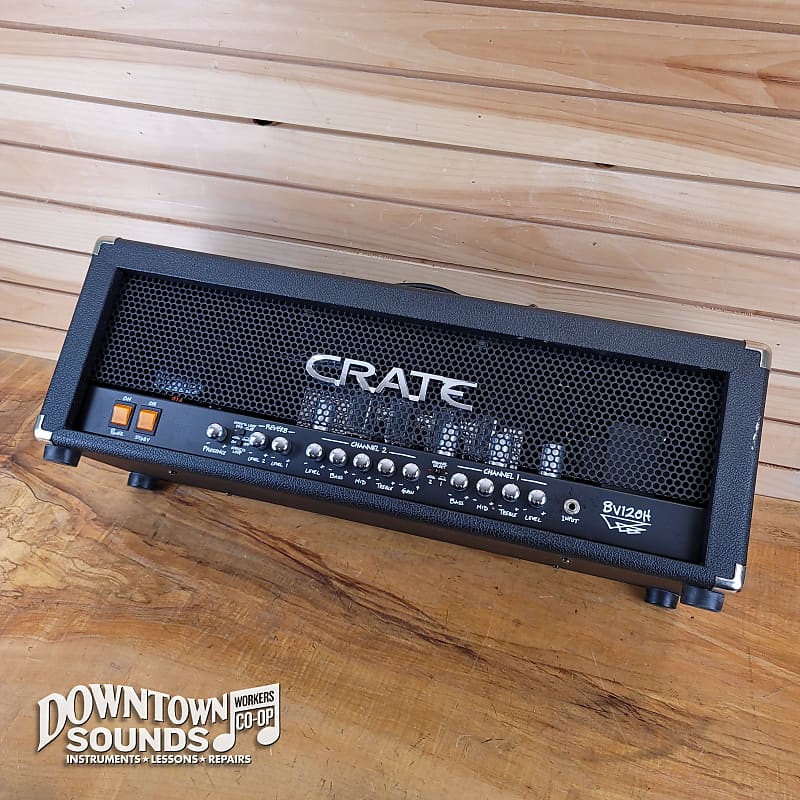 Crate BV120H Blue Voodoo 120W Tube Head | Reverb