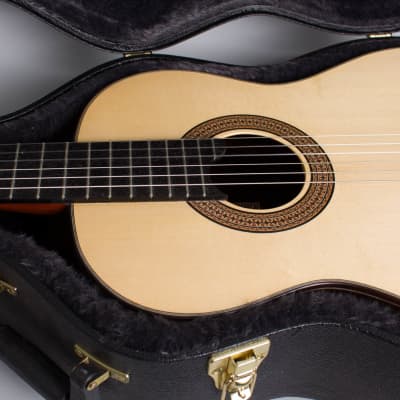 Jorge Menezes  Hermann Hauser Style Classical Guitar (2023), ser. #106, black hard shell case. image 13