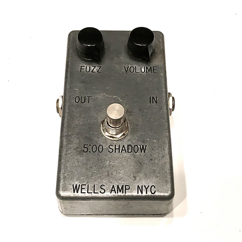 Wells Amps Nyc 5:00 Shadow Fuzz face ONE OF THE FIRST ONES BUILT #007 !  ULTRA RARE