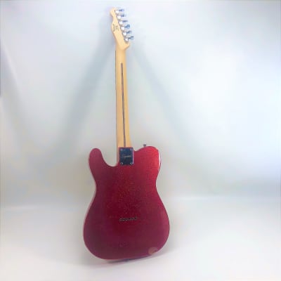 Squier by Fender  Telecaster  Glitter Sparkle Red image 6