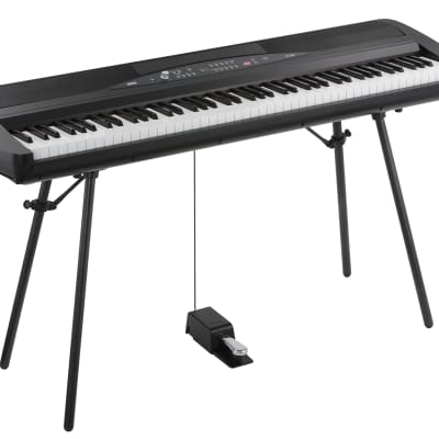 Korg SP-280 Digital Piano 88-key Keyboard SP280 with Stand & Pedal image 1