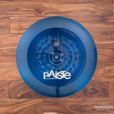 PAISTE 14" 900 COLOR SOUND SERIES BLUE CHINA CYMBAL image 1