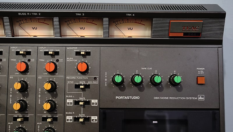Teac Tascam Portastudio 244 80s 4 Track Multitrack Cassette