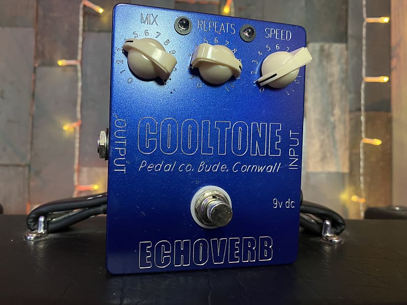 Cooltone Pedals Echoverb Handbuilt in the UK Delay Reverb Reverb