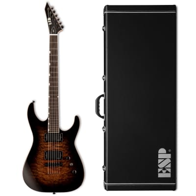 ESP LTD JM-II Josh Middleton Black Shadow Burst Electric Guitar + Hard Case B-Stock for sale