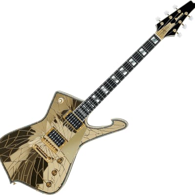 Ibanez PS4-CM Paul Stanley Signature Cracked Mirror Gold 2020