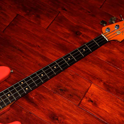 1963 Fender Precision Bass Fiesta Red image 7