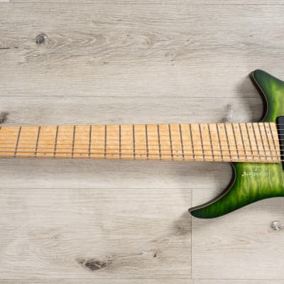 Strandberg Boden Original NX 8 Headless Multi-Scale 8-String Guitar, Earth Green image 6
