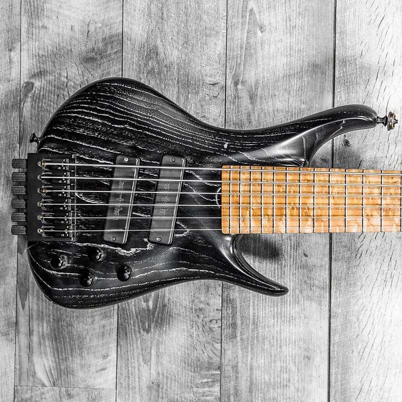 Roscoe LG3006 Custom Swamp Ash Headless Bass Satin Onyx w