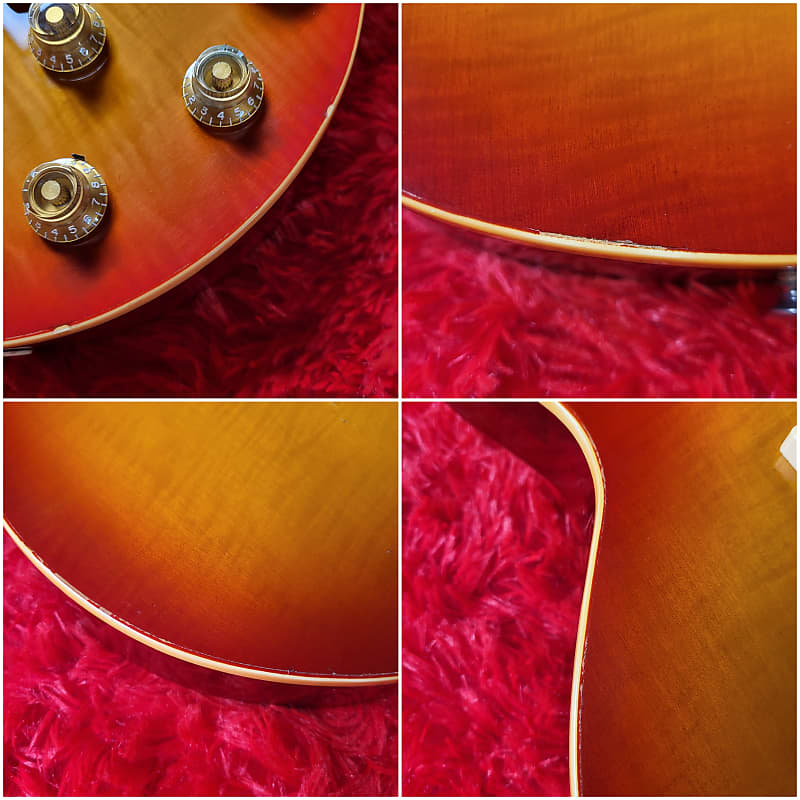 Rare Aria Pro II LS-800 Leopard Model 1980 - Cherry Sunburst Rare Aria Pro II LS-800 Leopard Model 1980 - Cherry Sunburst