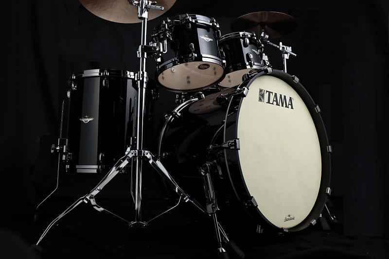 TAMA Starclassic Maple Drumset 4teilig Black Nickel Hardware Reverb