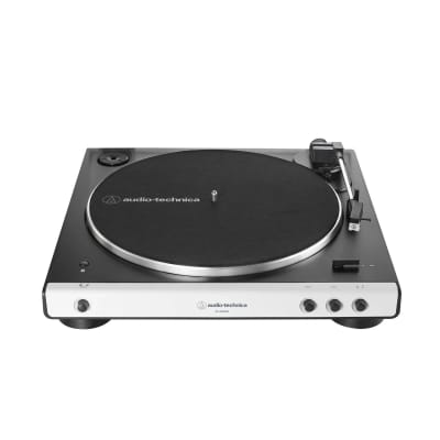 Audio-Technica #AT-LP60XBT - Fully Automatic Wireless Belt-Drive Turntable, White image 5