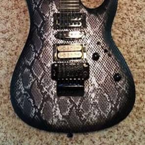 Cort X 6VPR BKS Snake Skin electric guitar w DiMarzio Super Distortion Bridge Pickup Reverb