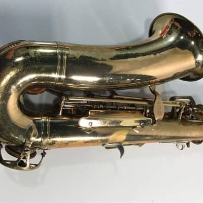 buescher 400 intermediate-level alto saxophone, very good cond, with case/etc. image 20