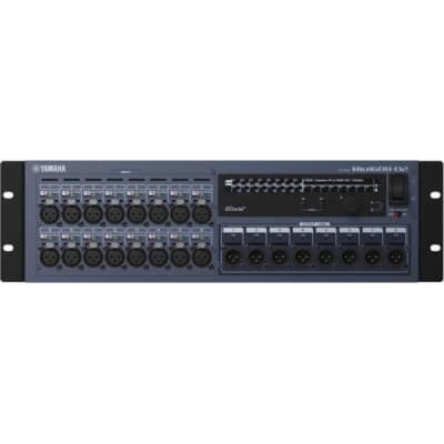Yamaha RIO1608-D2 16 Mic/Line Inputs, 8 Analog Outputs, 44.1/48/88.2/96kHz Dante Digital Network Remote I/O Unit. Display, Encoder and Buttons for Easy Setup, Control and Monitoring. Remote Controllable HA, +48V Phantom Power, HPF, 2 EtherCon Connectors image 1