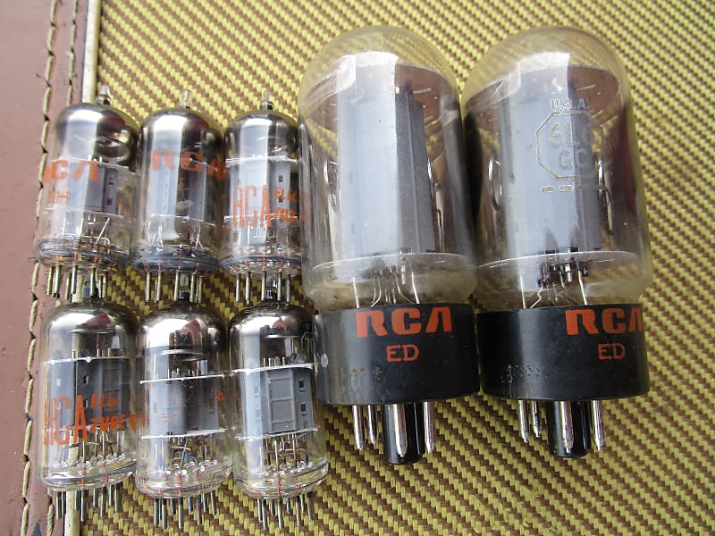 Fender Super Reverb Blackface 1965 RCA Tube Set Amplifier | Reverb