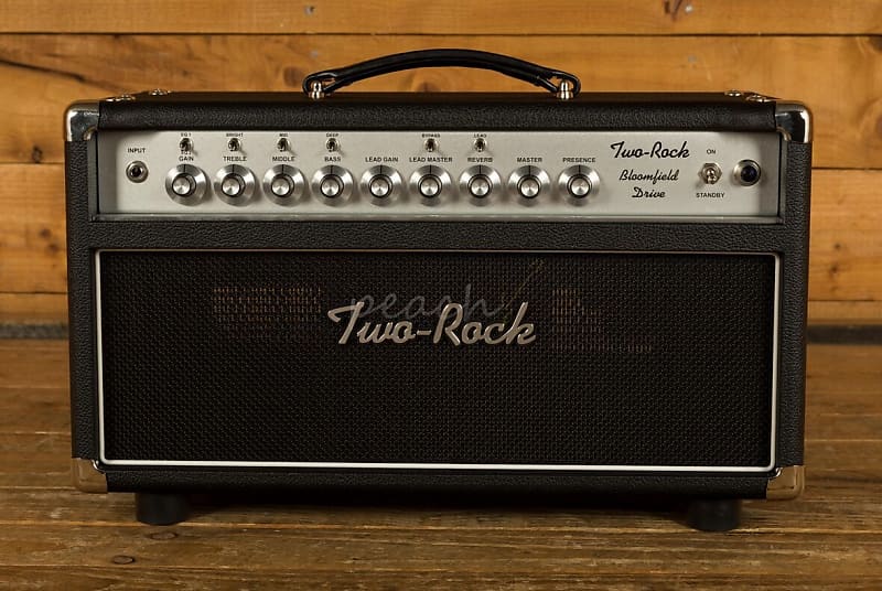 Two-Rock Bloomfield 100/50 Watt Head, Slate Gray Tolex, Silver knobs