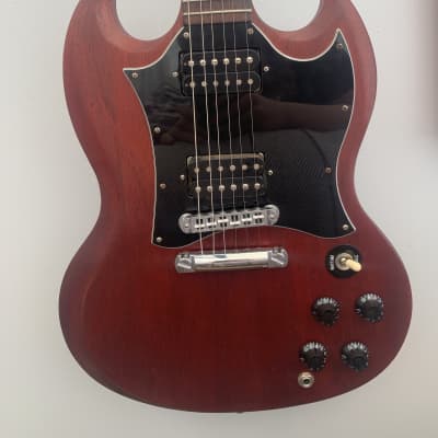 Gibson SG special 2008 - Burgundy Faded image 2
