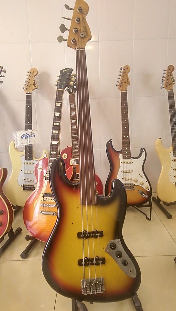 Tokai fretless cheap jazz bass