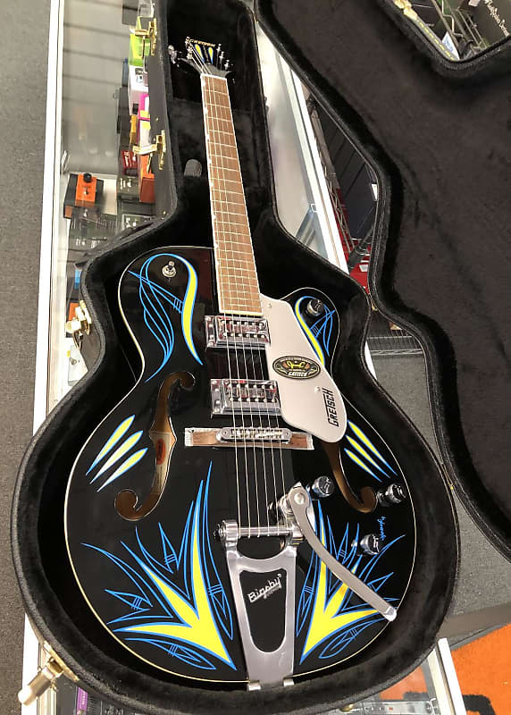 Gretsch G5120BK Limited Edition Electromatic Hollow Body, Custom Pinstripe with Case - Pre Owned image 1