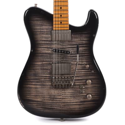 Tausch 665 RAW Deluxe Trem HSH Figured Maple Aged Cobra Burst w/Flame Maple Neck (Serial #092303) for sale