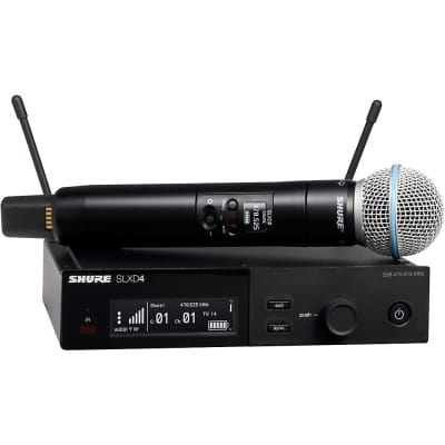 Shure SLXD24/B58 Wireless Vocal System With BETA 58 Band H55 image 1
