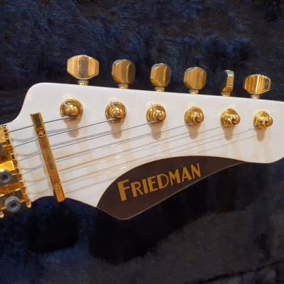 2020 Friedman CALI Vintage White Gold Electric Guitar image 7