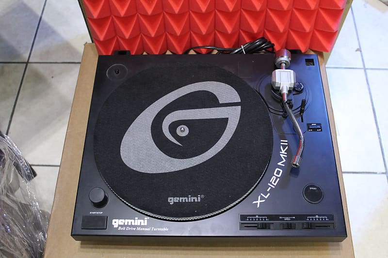 Gemini XL120 Belt Drive Manual Turntable Reverb
