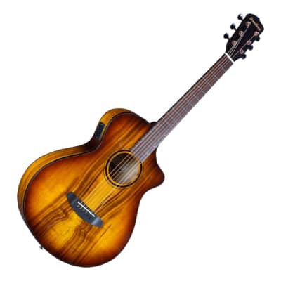 Breedlove Pursuit Exotic S Concertina CE Tiger's Eye All Myrtlewood Acoustic Electric Guitar image 6