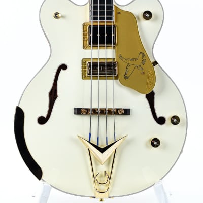 Gretsch G6136BTP Tom Petersson Signature Falcon Bass Aged White image 5