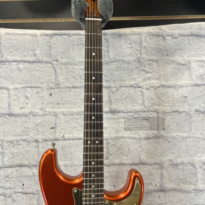 BC Guitars Strat Style Metallic Orange Electric Guitar Reverb