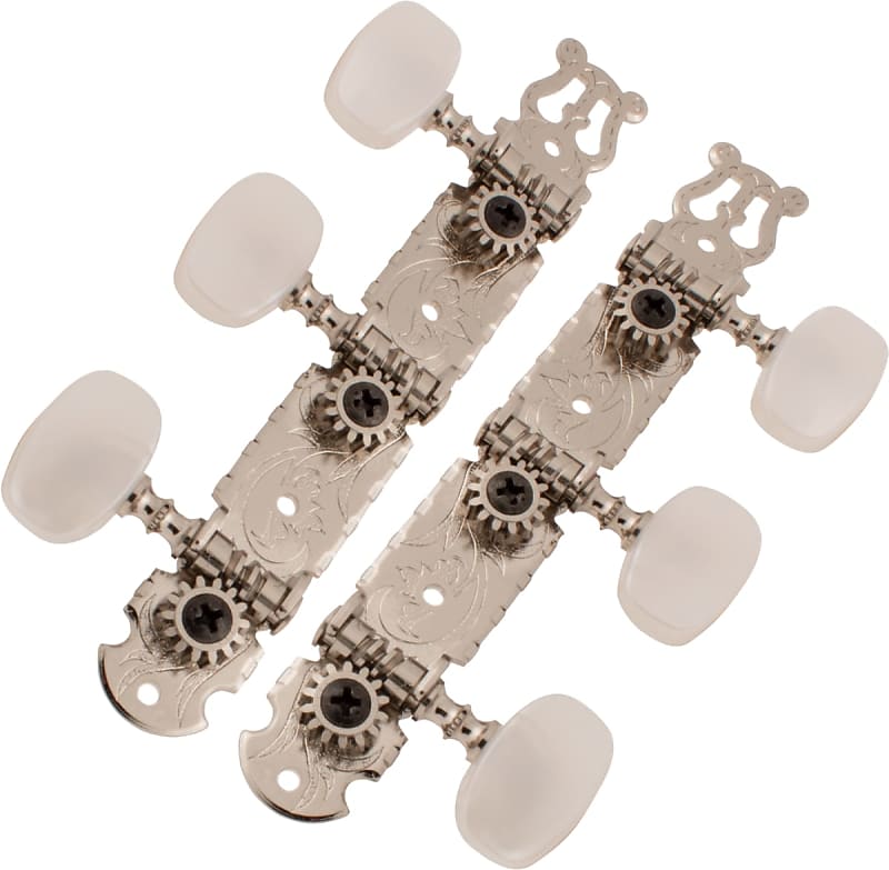 Gotoh Lyra Style Classical Guitar Tuners Nickel Reverb