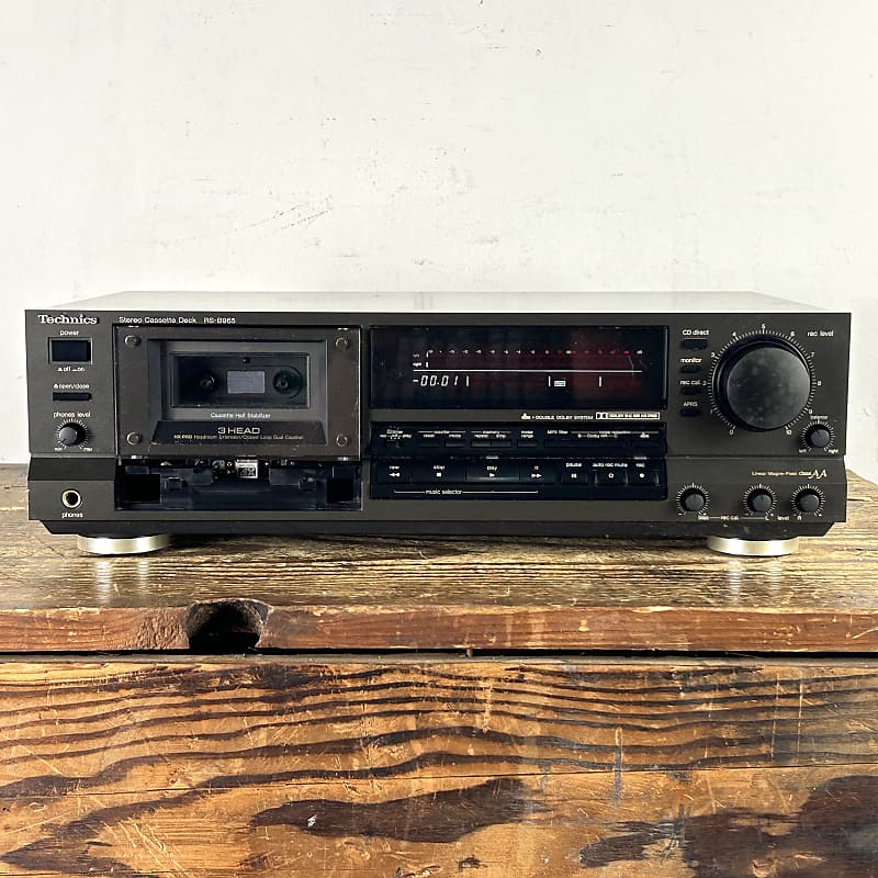 Technics RS-B965 3-Head Dolby B/C Stereo Cassette Deck 1990's | Reverb