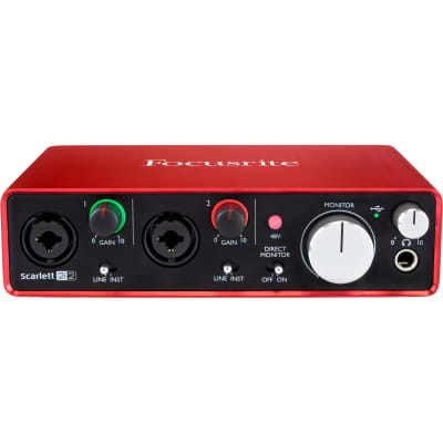 Guitar effects and recording kit includes Focusrite Scarlett 2i2 & iRig