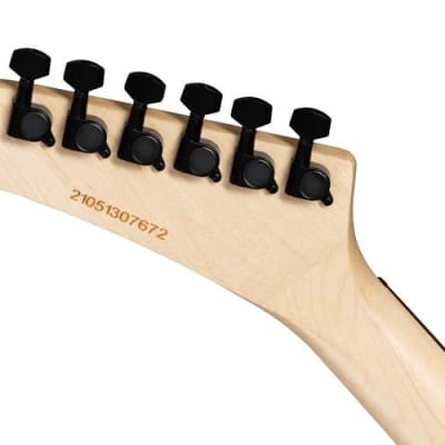 USED Kramer - Striker - Electric Guitar - Figured HSS - Laurel Fingerboard - Stoptail - Transparent Black image 5