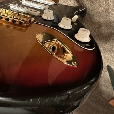 1992 Fender Stevie Ray Vaughn Stratocaster 1992 Sunburst image 14
