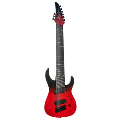 早割 万博 Multi-Scale N9 Ninja Legator 9-String Ebony Guitar, ギター