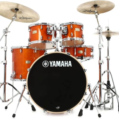 Yamaha - SBP2F50HA - Stage Custom Birch Shell Pack - 5-Piece - Honey Amber