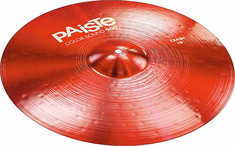 Paiste Color Sound 900 Series 18" Red Crash Cymbal image 1