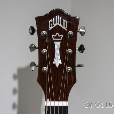 Guild OM-150CE Acoustic-Electric Guitar, Natural Gloss image 3