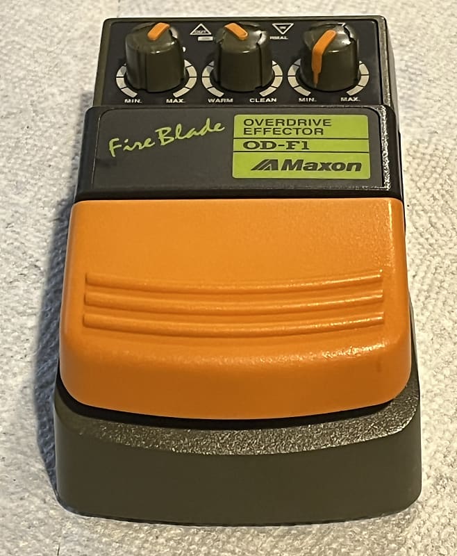 Maxon Fireblade OD-F1 90's MIJ Japan Overdrive pedal (Like a TS-10?)