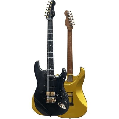 10S Custom Shop iCC B-Magic Seymour Duncan/Gotoh Electric Guitar - Black Gold image 12