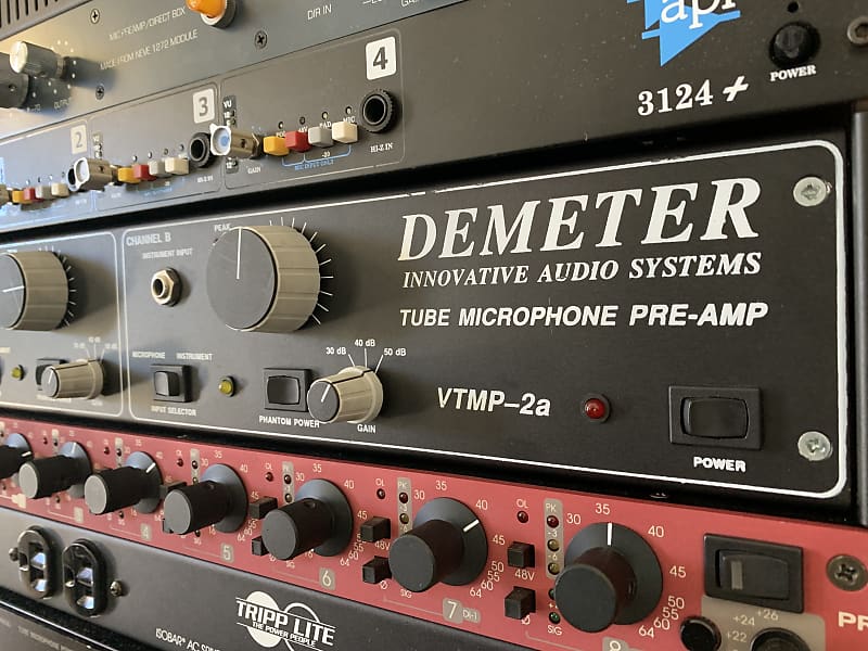 Demeter VTMP-2a dual channel Tube Mic pre image 1