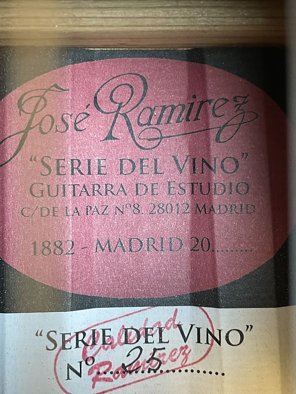 Jose Ramirez Vino 2013 Cedar | Reverb