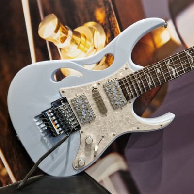 Ibanez PIA3761C-BLP Steve Vai “PIA” Signature Edition E-Guitar 6 String – Blue Powder + Hardcase image 1